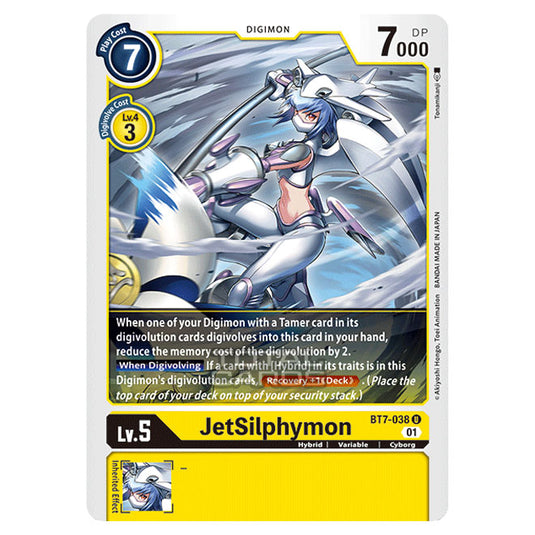 Digimon Card Game - NEXT ADVENTURE (BT07) - JetSilphymon (Uncommon) - BT7-038