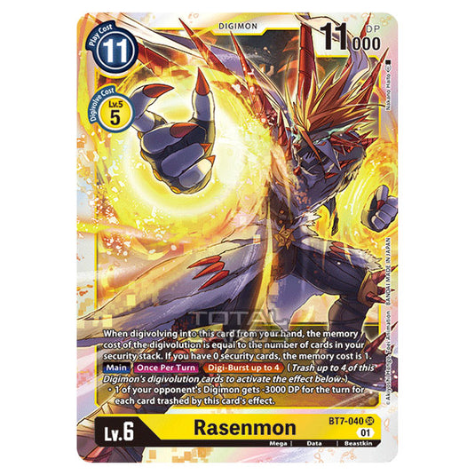 Digimon Card Game - NEXT ADVENTURE (BT07) - Rasenmon (Super Rare) - BT7-040