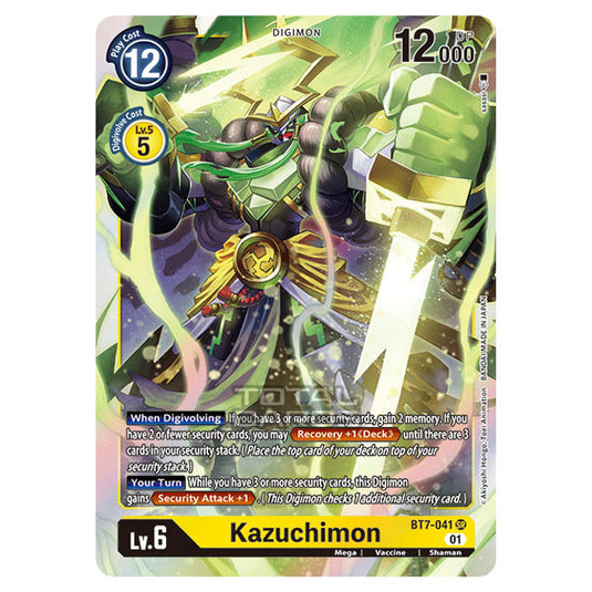 Digimon Card Game - NEXT ADVENTURE (BT07) - Kazuchimon (Super Rare) - BT7-041