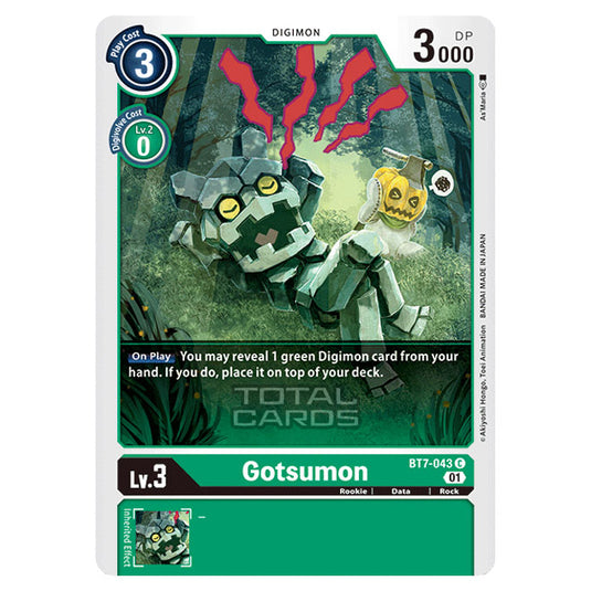 Digimon Card Game - NEXT ADVENTURE (BT07) - Gotsumon (Common) - BT7-043