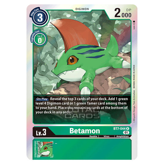 Digimon Card Game - NEXT ADVENTURE (BT07) - Betamon (Rare) - BT7-044