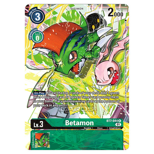 Digimon Card Game - NEXT ADVENTURE (BT07) - Betamon (Rare) - BT7-044A