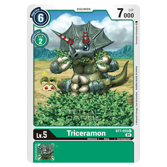 Digimon Card Game - NEXT ADVENTURE (BT07) - Triceramon (Common) - BT7-050