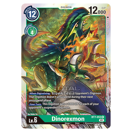 Digimon Card Game - NEXT ADVENTURE (BT07) - Dinorexmon (Rare) - BT7-053