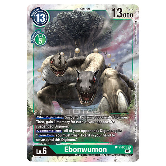 Digimon Card Game - NEXT ADVENTURE (BT07) - Ebonwumon (Super Rare) - BT7-055