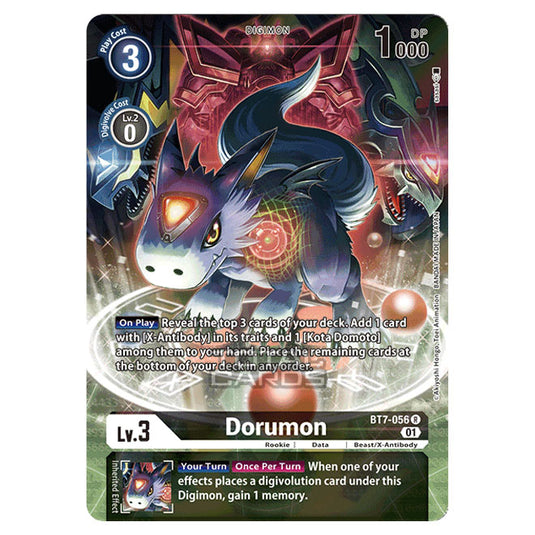 Digimon Card Game - NEXT ADVENTURE (BT07) - Dorumon (Rare) - BT7-056A