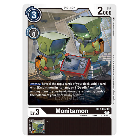 Digimon Card Game - NEXT ADVENTURE (BT07) - Monitamon (Common) - BT7-057