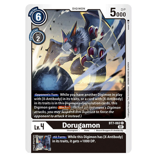 Digimon Card Game - NEXT ADVENTURE (BT07) - Dorugamon (Common) - BT7-062