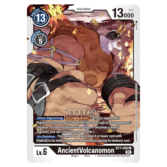 Digimon Card Game - NEXT ADVENTURE (BT07) - AncientVolcanomon (Uncommon) - BT7-066