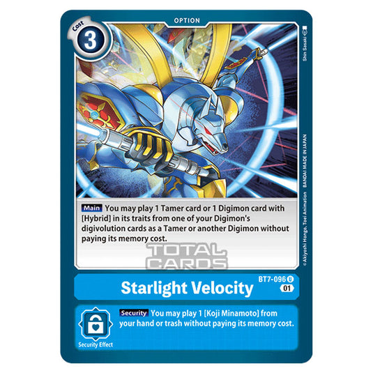 Digimon Card Game - NEXT ADVENTURE (BT07) - Starlight Velocity (Uncommon) - BT7-096