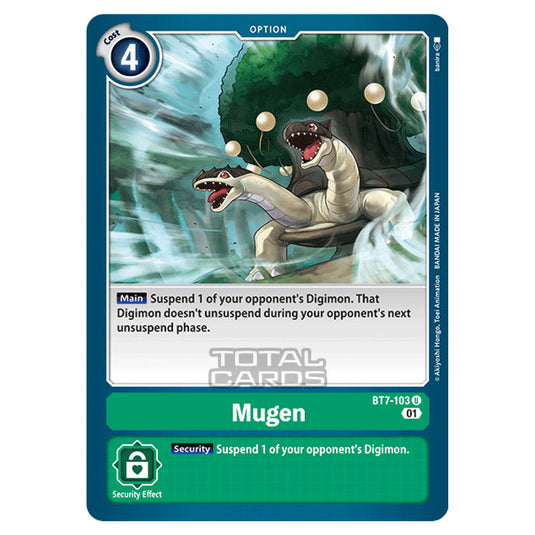 Digimon Card Game - NEXT ADVENTURE (BT07) - Mugen (Uncommon) - BT7-103