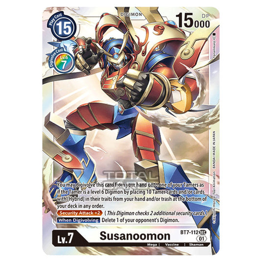 Digimon Card Game - NEXT ADVENTURE (BT07) - Susanoomon (Secret Rare) - BT7-112