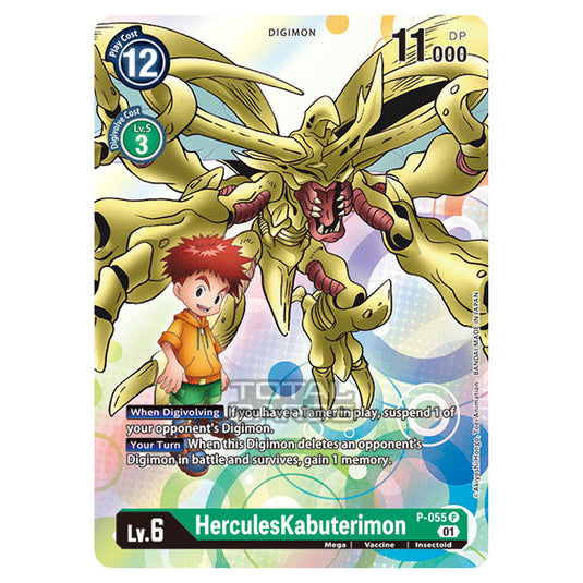 Digimon Card Game - NEXT ADVENTURE (BT07) - HerculesKabuterimon (Promo) - BT7-P-055