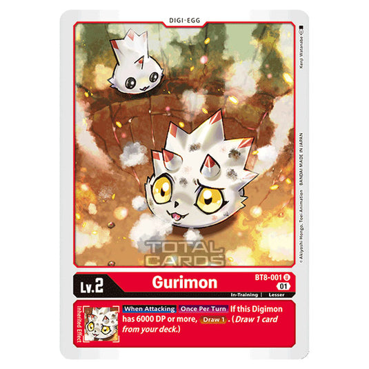 Digimon Card Game - New Awakening (BT08) - Gurimon (Uncommon) - BT8-001