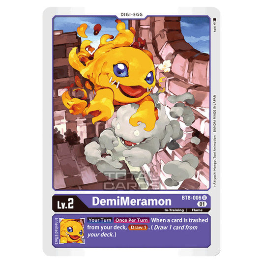 Digimon Card Game - New Awakening (BT08) - DemiMeramon (Uncommon) - BT8-006