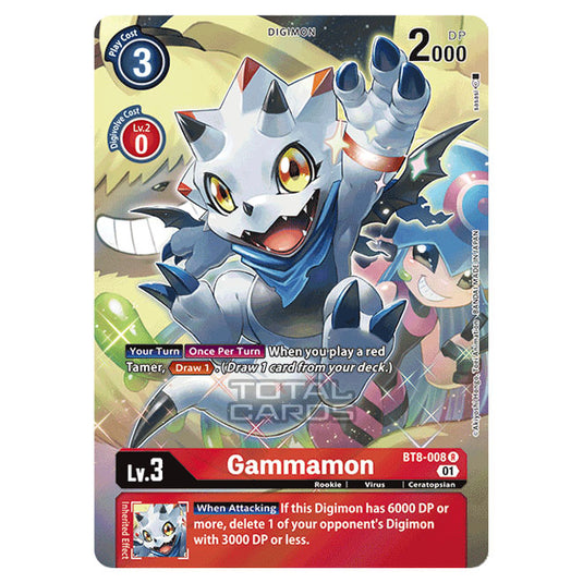 Digimon Card Game - New Awakening (BT08) - Gammamon (Common) - BT8-008A