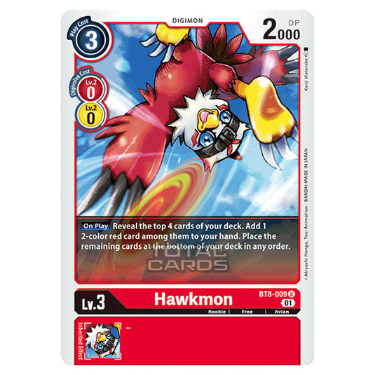 Digimon Card Game - New Awakening (BT08) - Hawkmon (Uncommon) - BT8-009