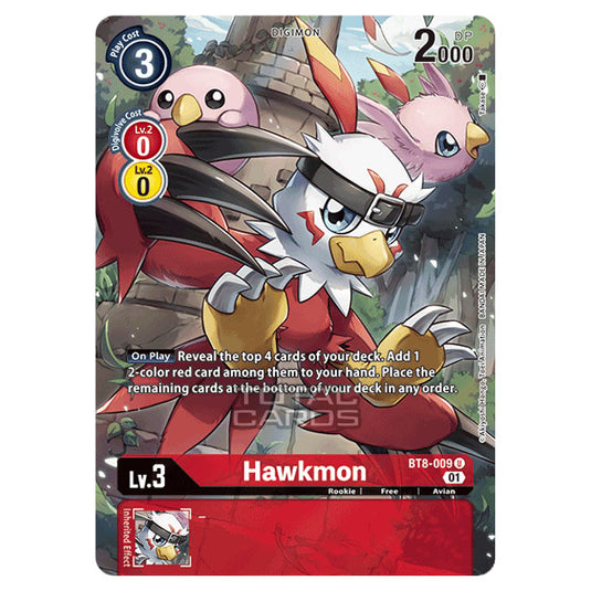 Digimon Card Game - New Awakening (BT08) - Hawkmon (Uncommon) - BT8-009A