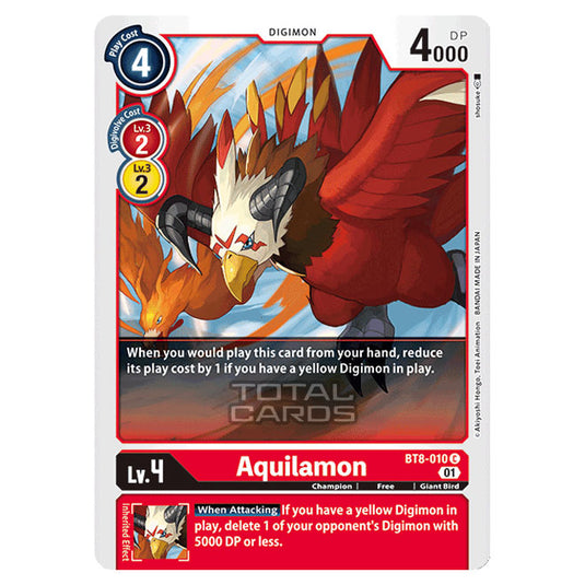 Digimon Card Game - New Awakening (BT08) - Aquilamon (Common) - BT8-010