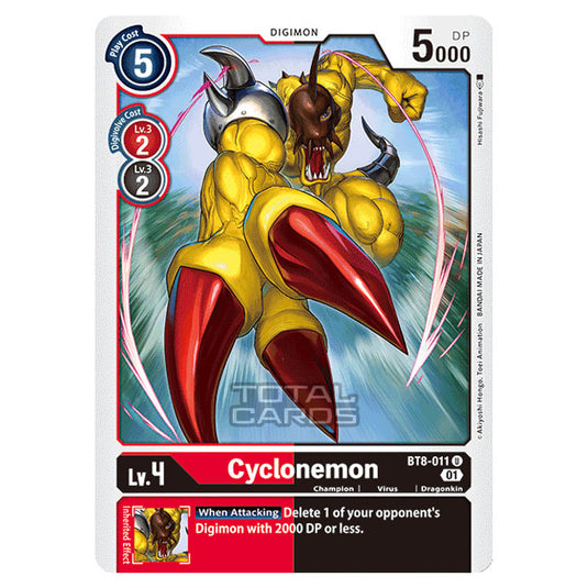 Digimon Card Game - New Awakening (BT08) - Cyclonemon (Uncommon) - BT8-011