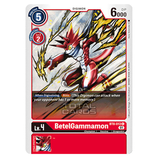 Digimon Card Game - New Awakening (BT08) - BetelGammamon (Common) - BT8-013