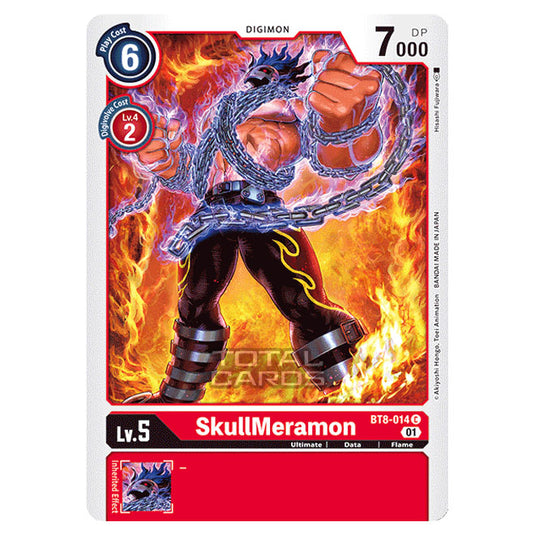 Digimon Card Game - New Awakening (BT08) - SkullMeramon (Common) - BT8-014