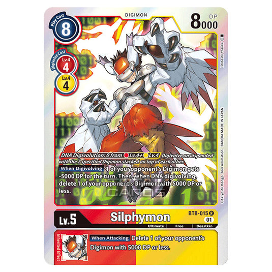 Digimon Card Game - New Awakening (BT08) - Silphymon (Rare) - BT8-015