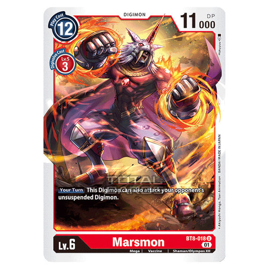 Digimon Card Game - New Awakening (BT08) - Marsmon (Uncommon) - BT8-018