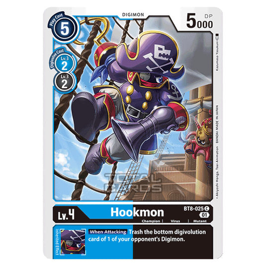 Digimon Card Game - New Awakening (BT08) - Hookmon (Common) - BT8-025