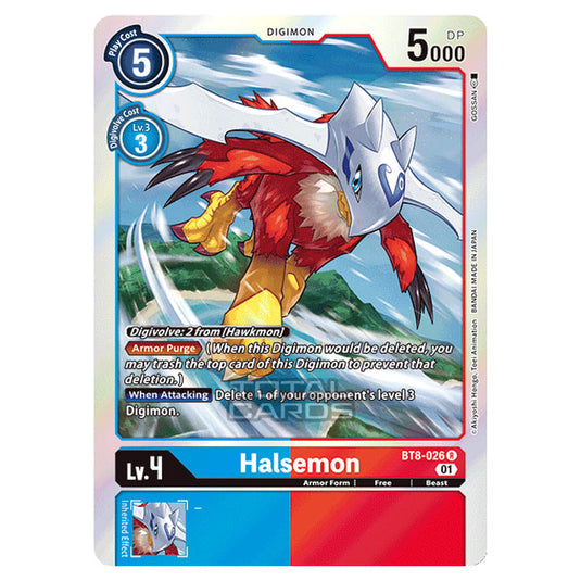 Digimon Card Game - New Awakening (BT08) - Halsemon (Rare) - BT8-026