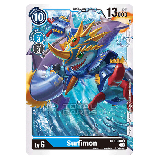 Digimon Card Game - New Awakening (BT08) - Surfimon (Common) - BT8-030
