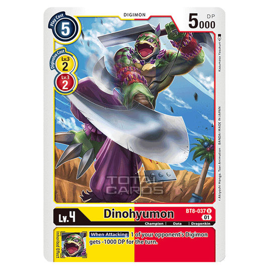 Digimon Card Game - New Awakening (BT08) - Dinohyumon (Uncommon) - BT8-037