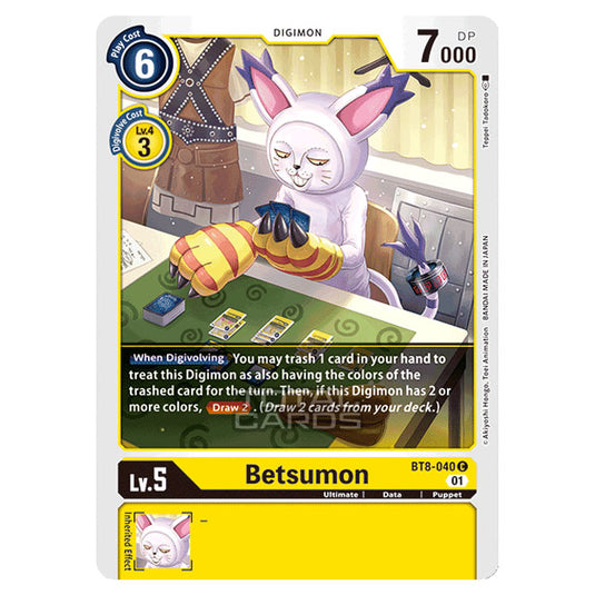 Digimon Card Game - New Awakening (BT08) - Betsumon (Common) - BT8-040