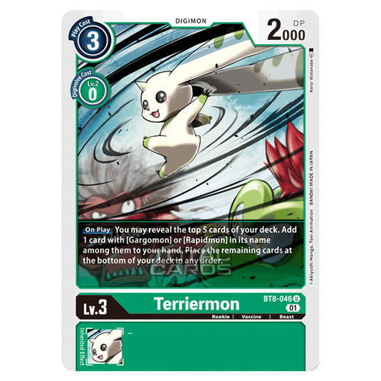 Digimon Card Game - New Awakening (BT08) - Terriermon (Uncommon) - BT8-046