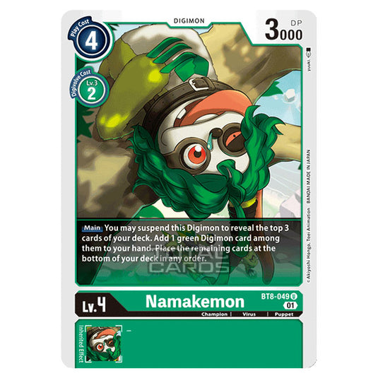 Digimon Card Game - New Awakening (BT08) - Namakemon (Uncommon) - BT8-049