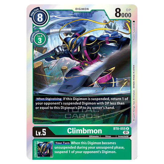 Digimon Card Game - New Awakening (BT08) - Climbmon (Rare) - BT8-055