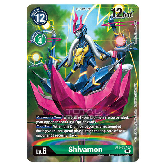 Digimon Card Game - New Awakening (BT08) - Shivamon (Super Rare) - BT8-057A