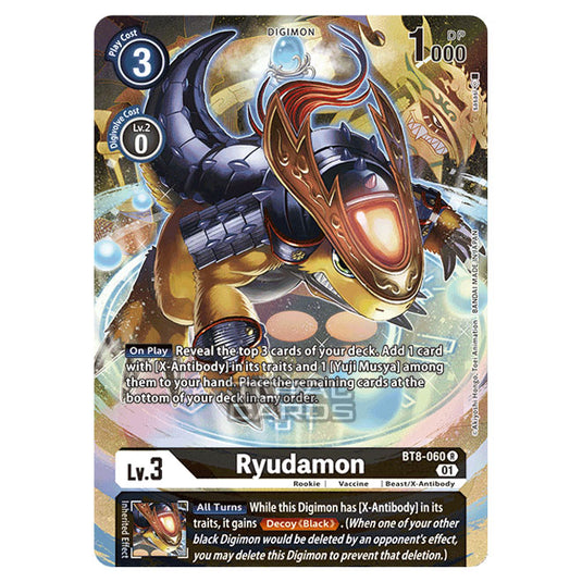 Digimon Card Game - New Awakening (BT08) - Ryudamon (Rare) - BT8-060A