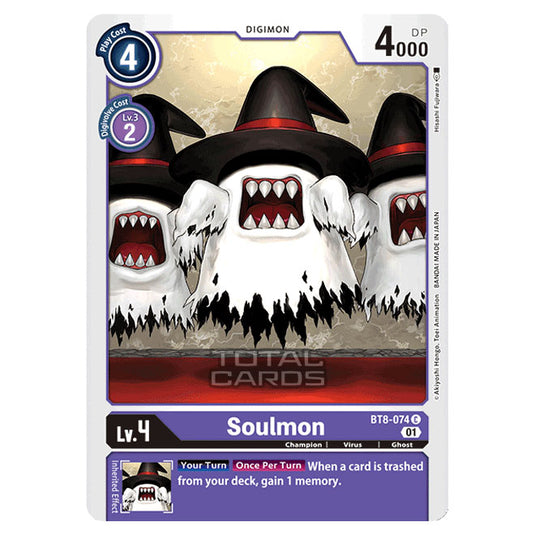 Digimon Card Game - New Awakening (BT08) - Soulmon (Common) - BT8-074
