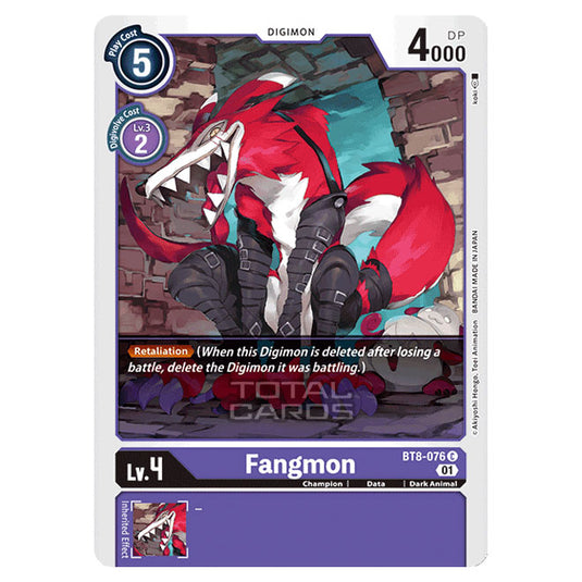 Digimon Card Game - New Awakening (BT08) - Fangmon (Common) - BT8-076