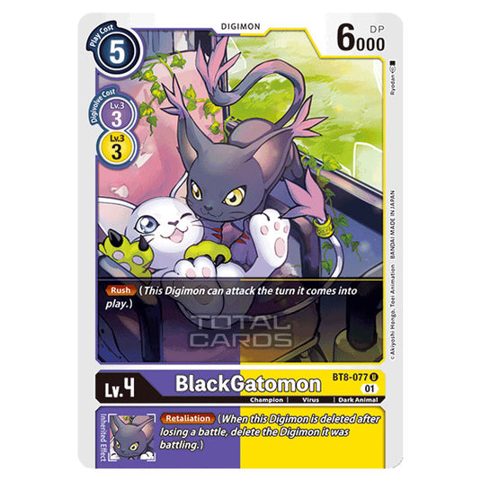 Digimon Card Game - New Awakening (BT08) - BlackGatomon (Uncommon) - BT8-077