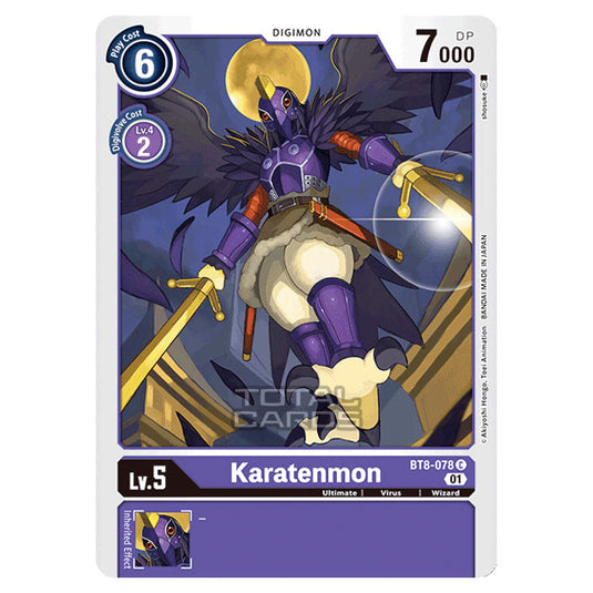 Digimon Card Game - New Awakening (BT08) - Karatenmon (Common) - BT8-078