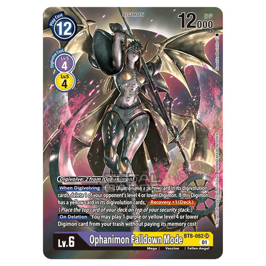Digimon Card Game - New Awakening (BT08) - Ophanimon Falldown Mode (Super Rare) - BT8-082A