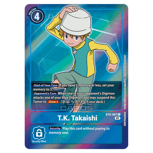 Digimon Card Game - New Awakening (BT08) - T.K. Takaishi (Uncommon) - BT8-087A