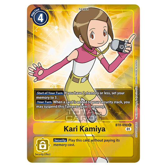 Digimon Card Game - New Awakening (BT08) - Kari Kamiya (Uncommon) - BT8-090A