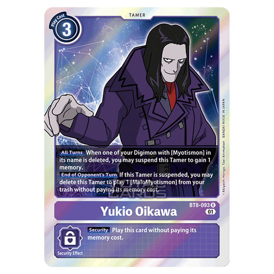 Digimon Card Game - New Awakening (BT08) - Yukio Oikawa (Rare) - BT8-093