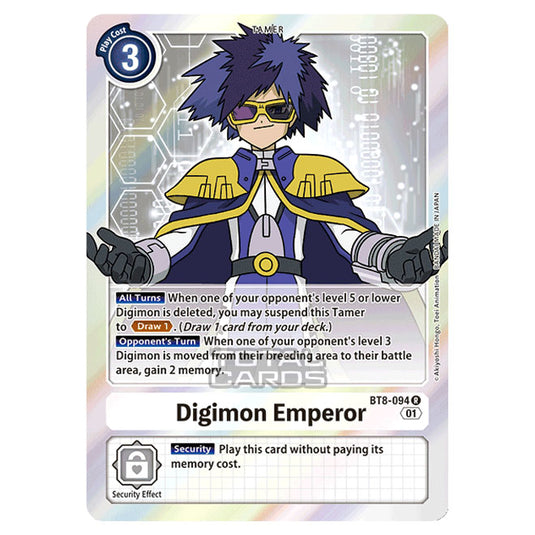 Digimon Card Game - New Awakening (BT08) - Digimon Emperor (Rare) - BT8-094