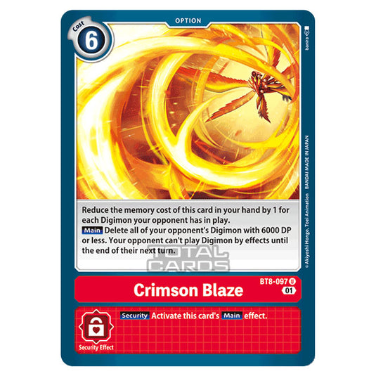 Digimon Card Game - New Awakening (BT08) - Crimson Blaze (Uncommon) - BT8-097