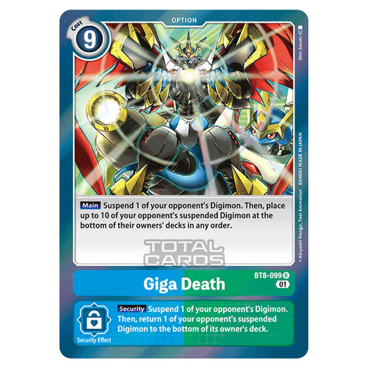 Digimon Card Game - New Awakening (BT08) - Giga Death (Rare) - BT8-099