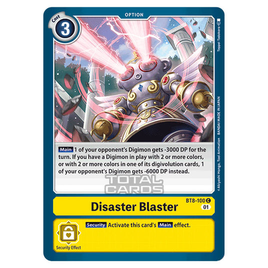 Digimon Card Game - New Awakening (BT08) - Disaster Blaster (Common) - BT8-100